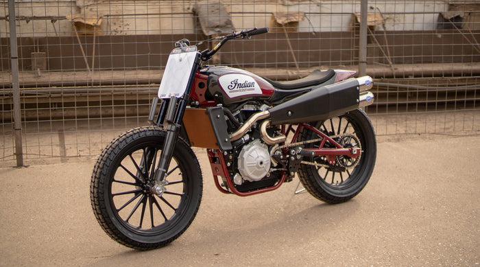 FIRST INDIAN SCOUT FTR750 IN THE UK