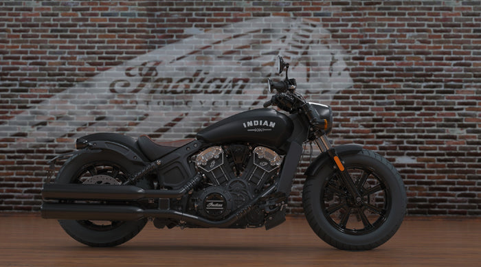 RIDING THE INDIAN BOBBER