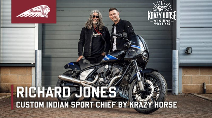 ‘RAGE’ – Custom Indian Sport Chief By Krazy Horse Collaboration with Richard Jones of The Stereophonics!