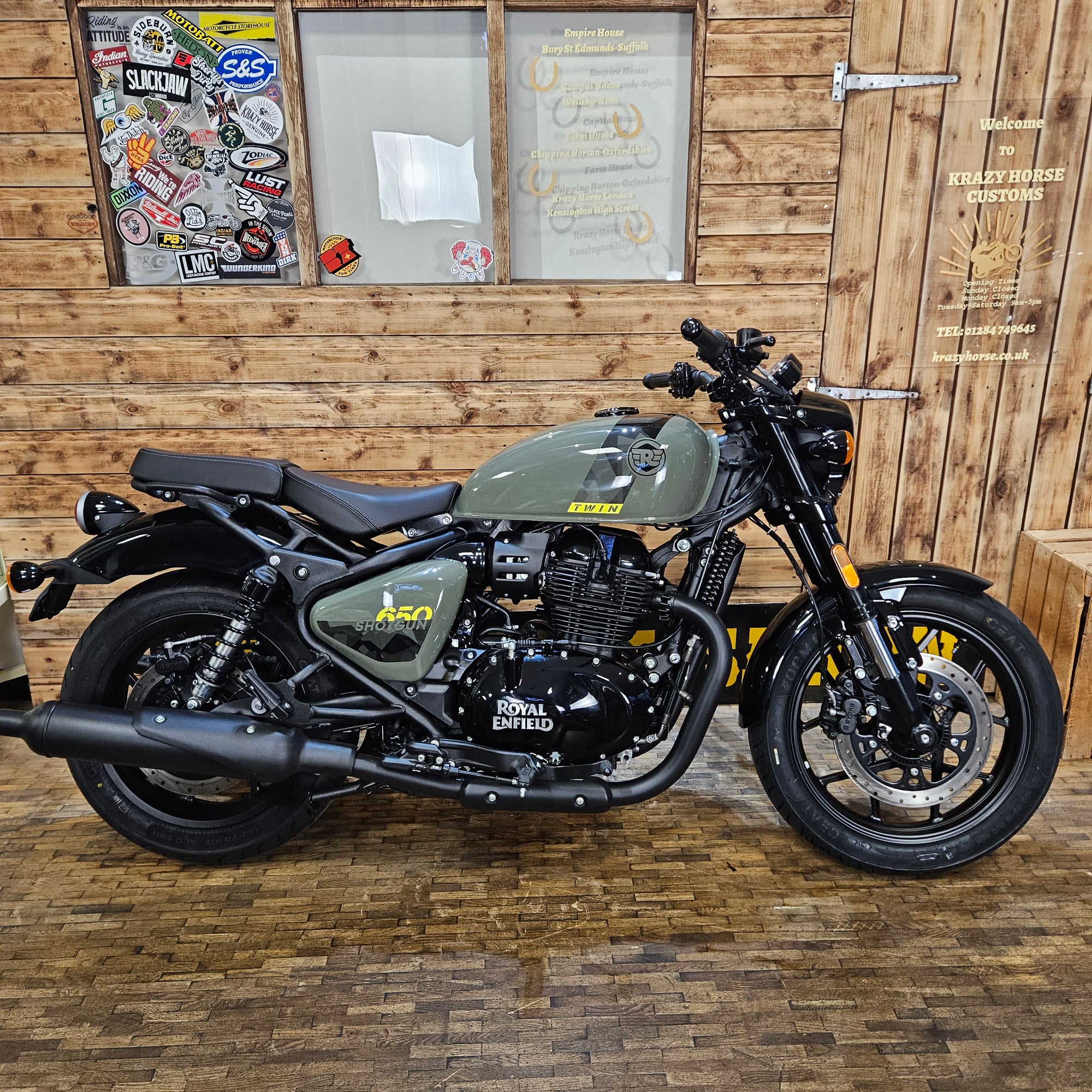 ROYAL ENFIELD SHOTGUN 650 - Green Drill