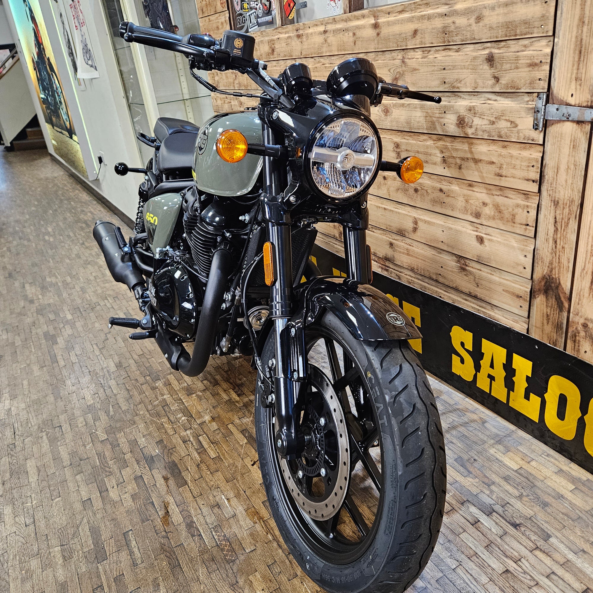 ROYAL ENFIELD SHOTGUN 650 - Green Drill