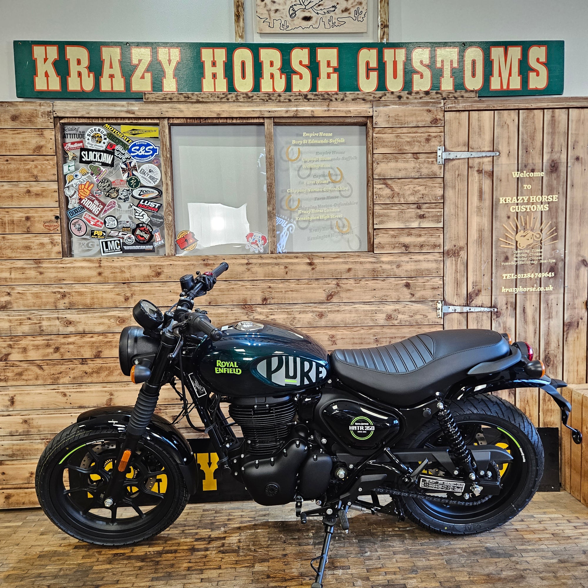 ROYAL ENFIELD HUNTER 350 - Green