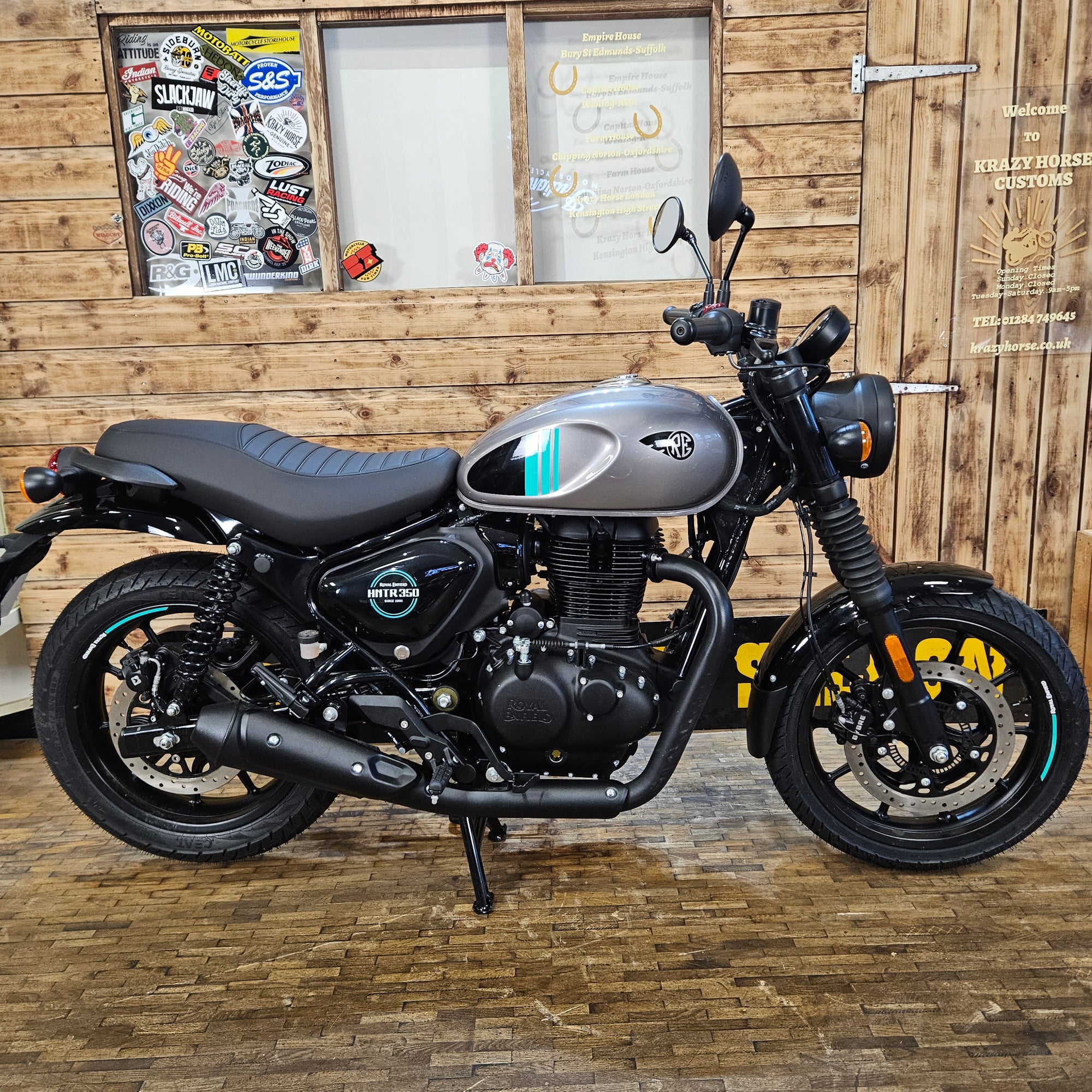 ROYAL ENFIELD HNTR 350 - Dapper Ash - PreRegistered