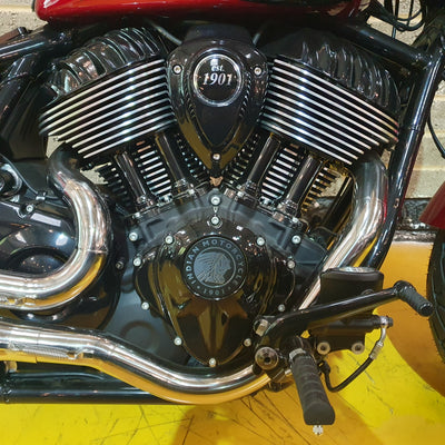 Indian Chief Bobber Dark Horse - Custom Candy Red