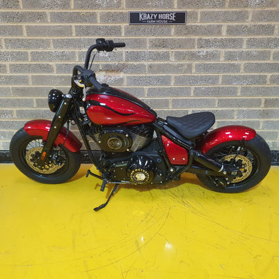 Indian Chief Bobber Dark Horse - Custom Candy Red