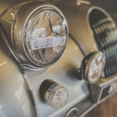 Morgan Plus Four head light