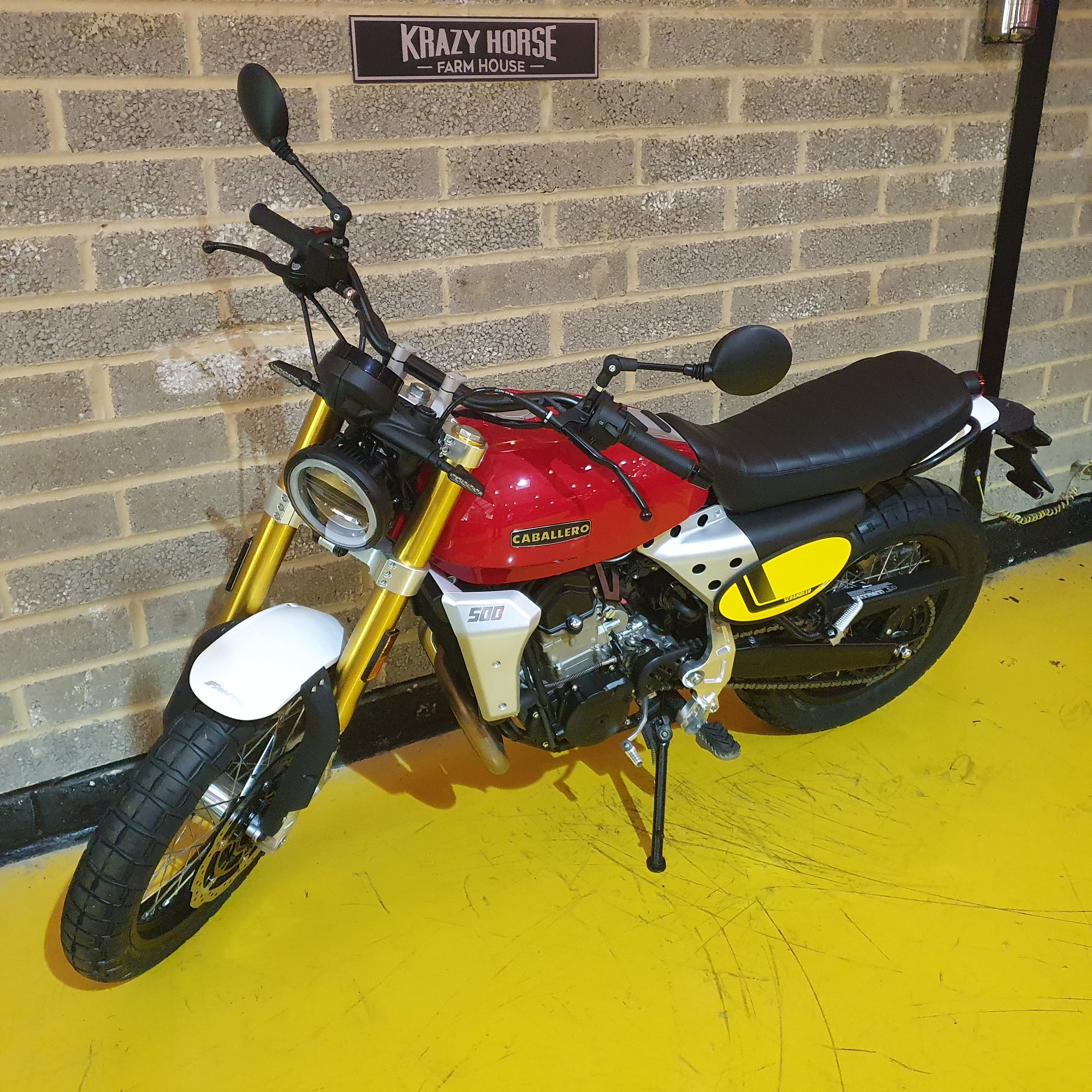 2024 Caballero Scrambler 500 - Red