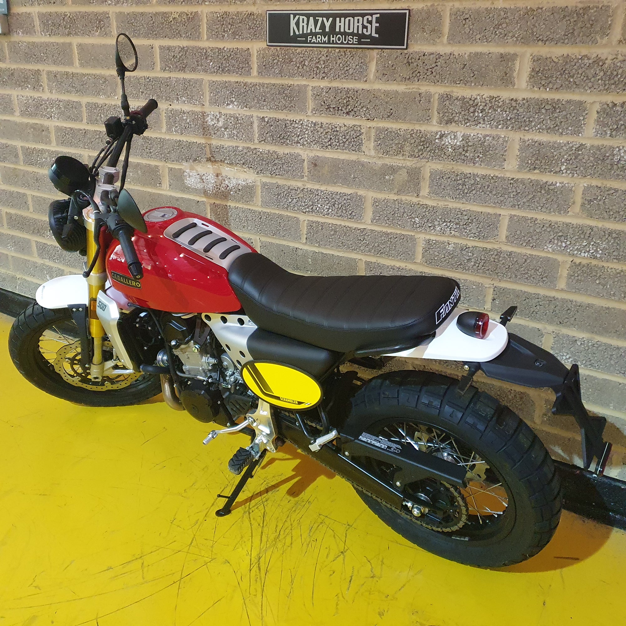 2024 Caballero Scrambler 500 - Red