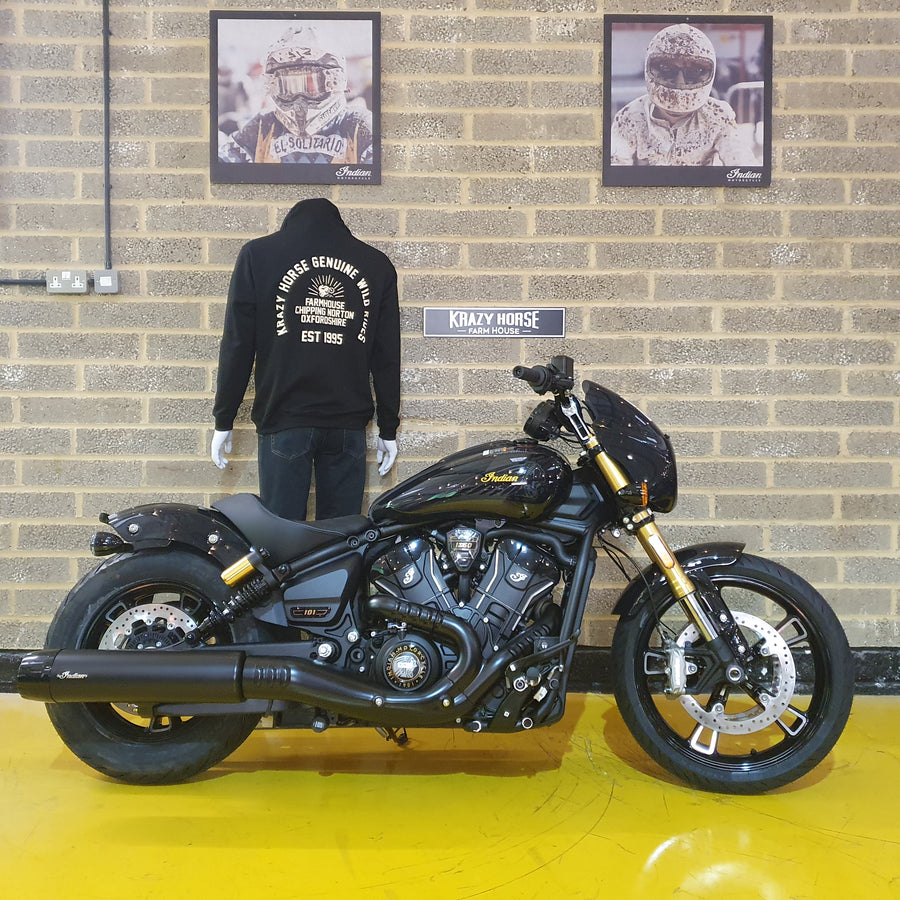 2026 Indian Scout 101 - Crystal Black with Super Graphite