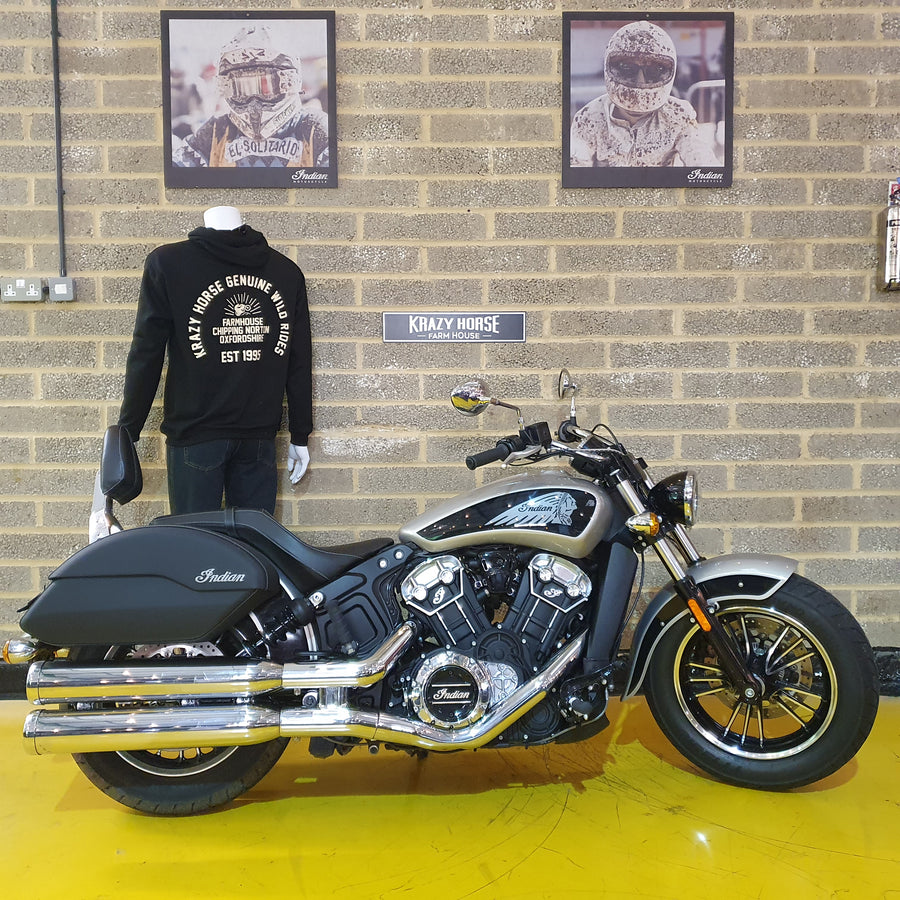 2023 Indian Scout Icon - Silver Quartz Metallic & Black Metallic