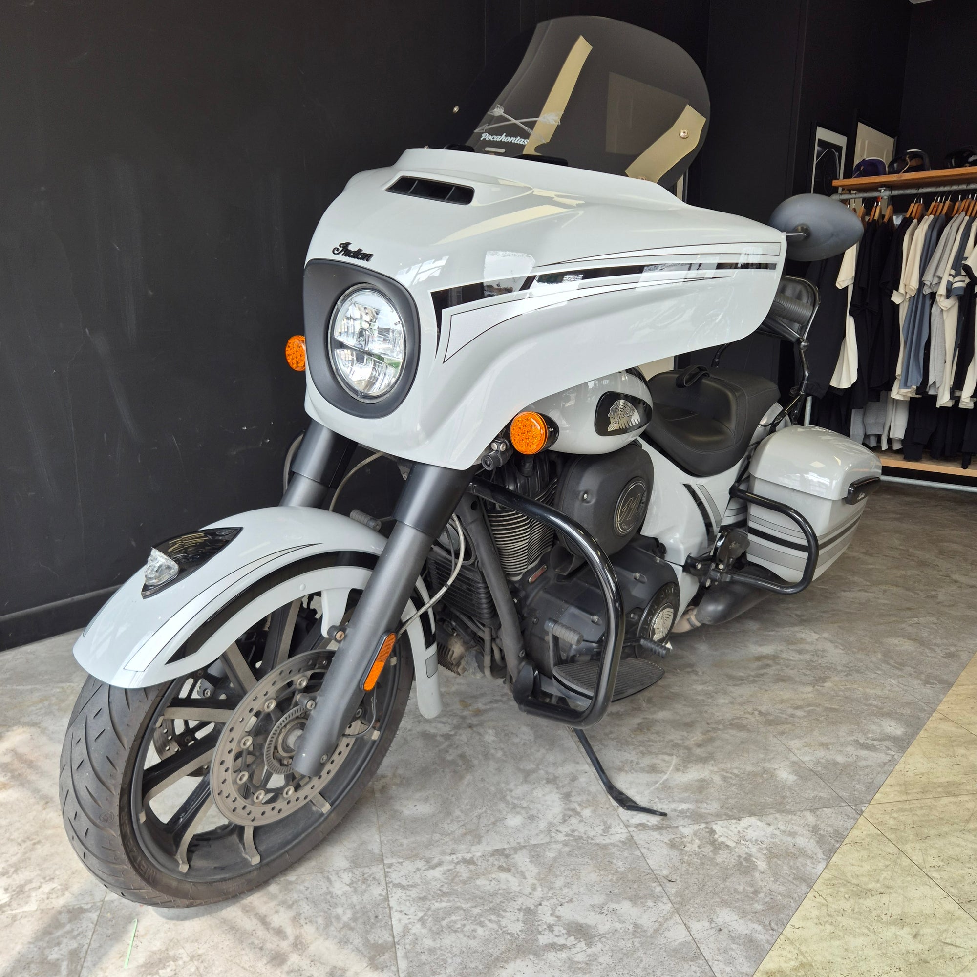 2020 Indian Chieftain Dark Horse 116 - Ghost Grey w/Graphics - Preloved