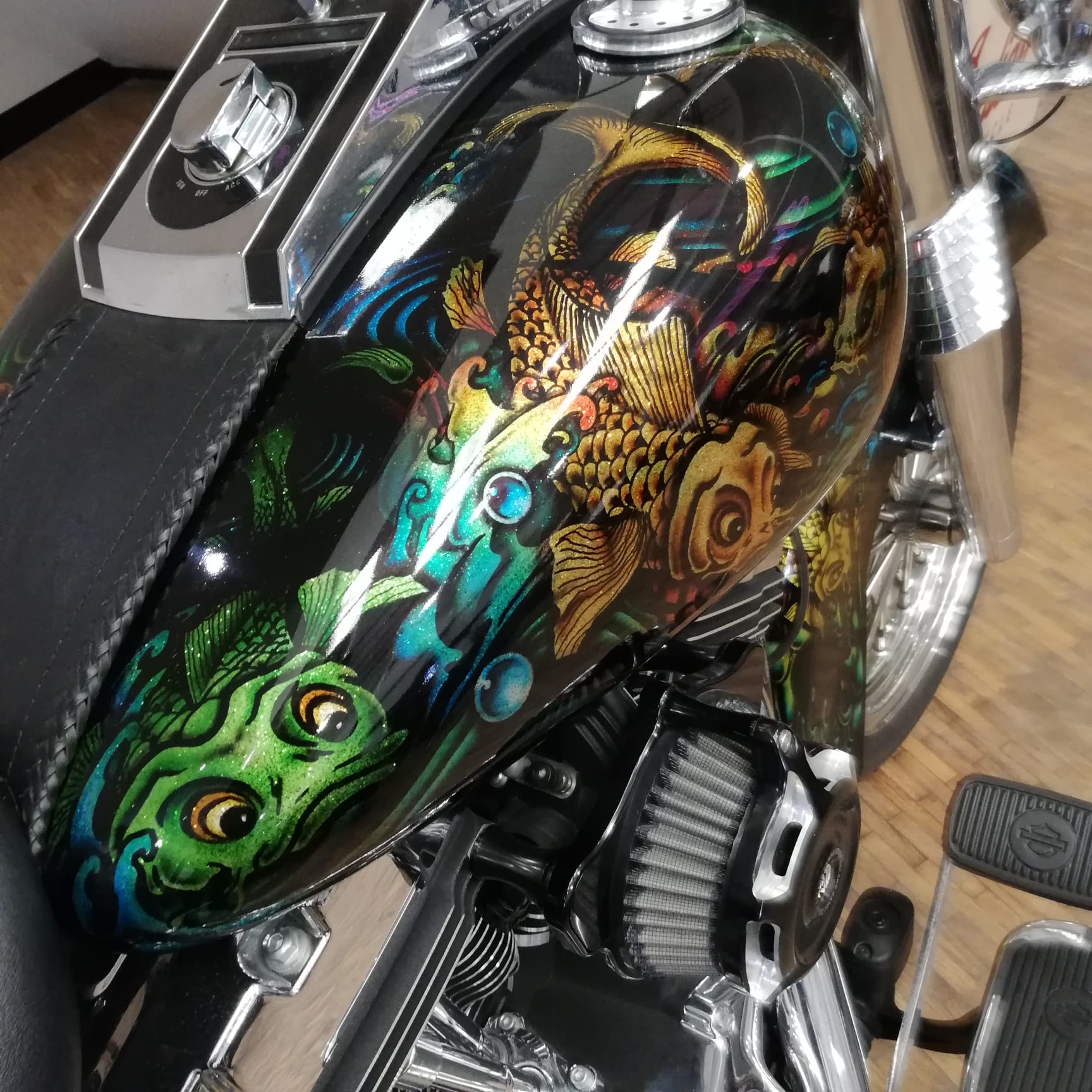 Krazy Horse Harley Davidson - Multi Coloured - PreLoved