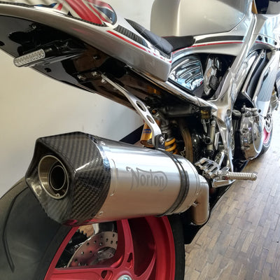 NORTON V4 SV - MANX SILVER