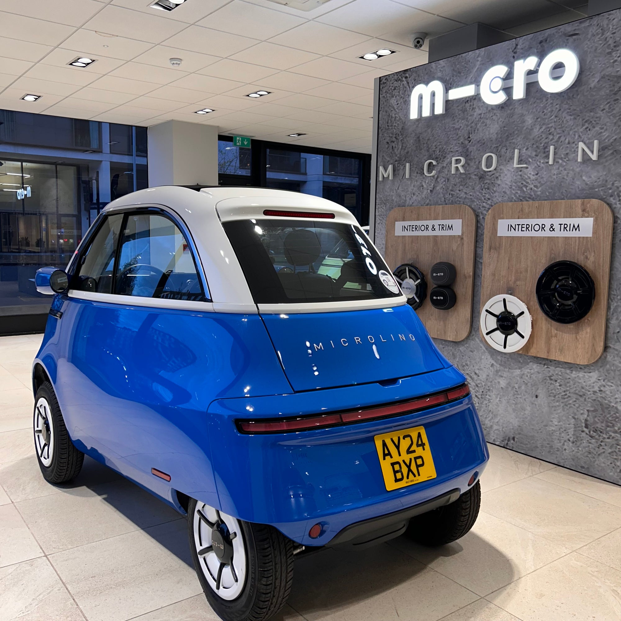 Microlino - Zurich Blue and White - PreLoved