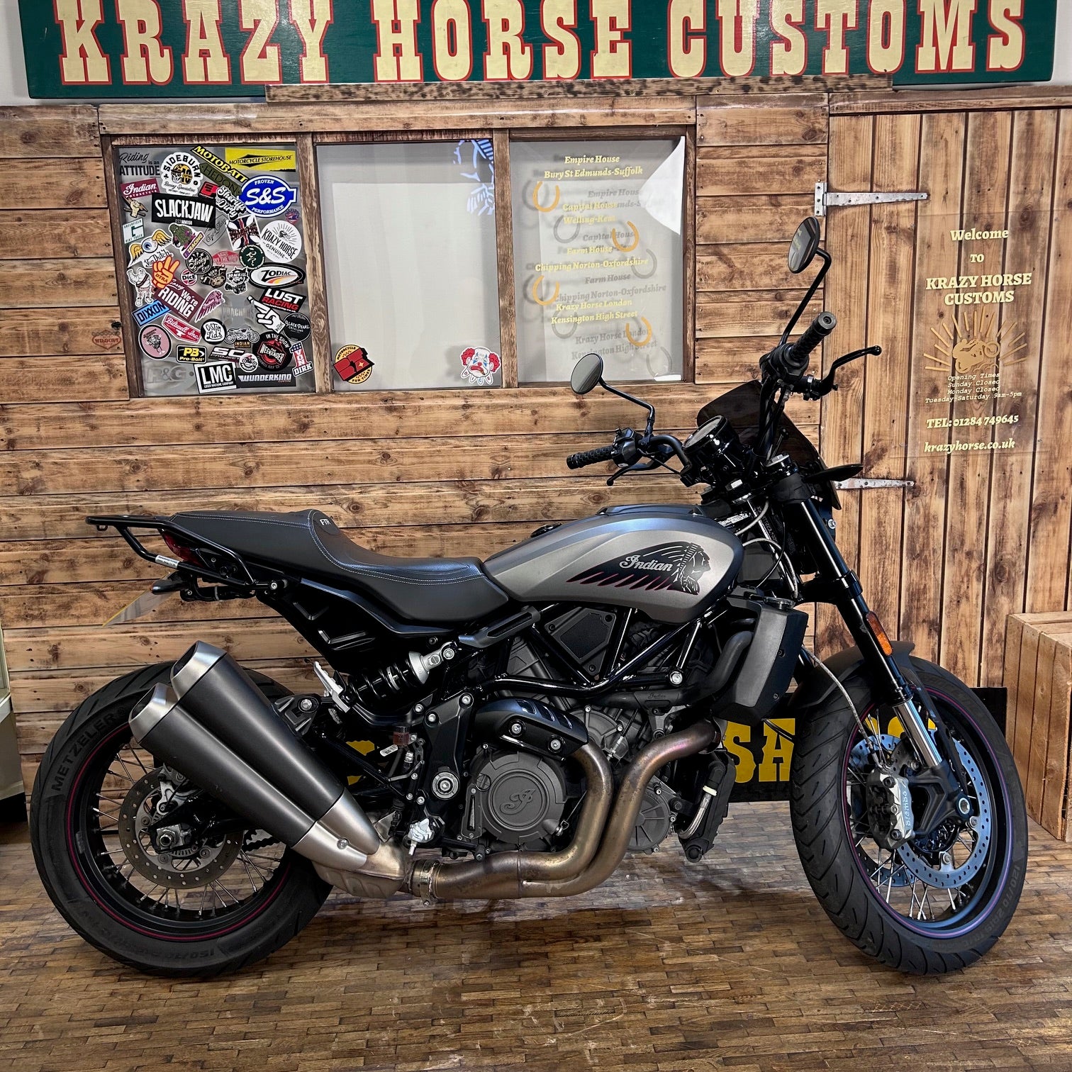 INDIAN FTR RALLY - TITANIUM SMOKE - PreLoved