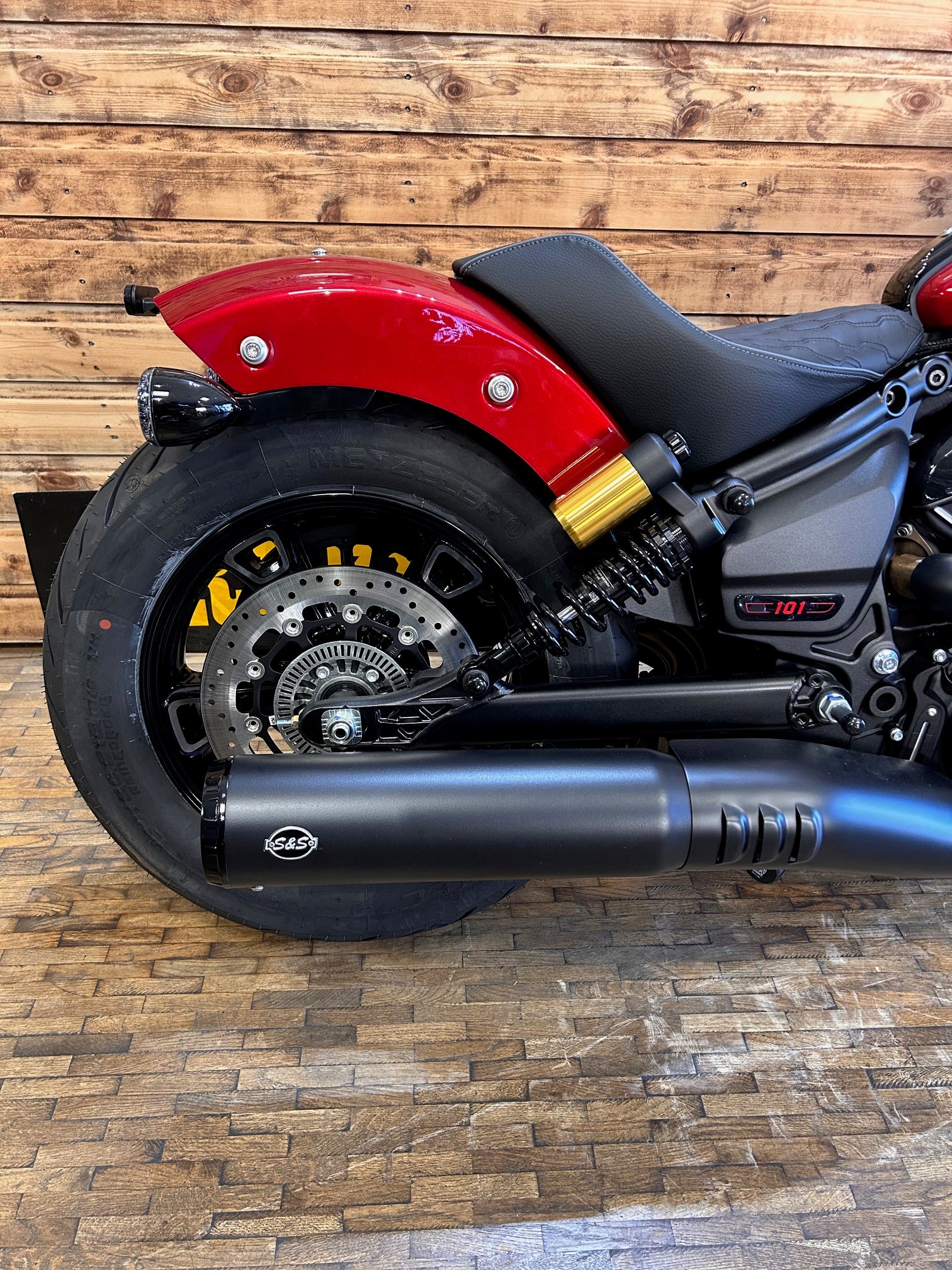 2025 Scout 101 - Sunset Red Metallic - This bike is Special Krazy Horse offer!