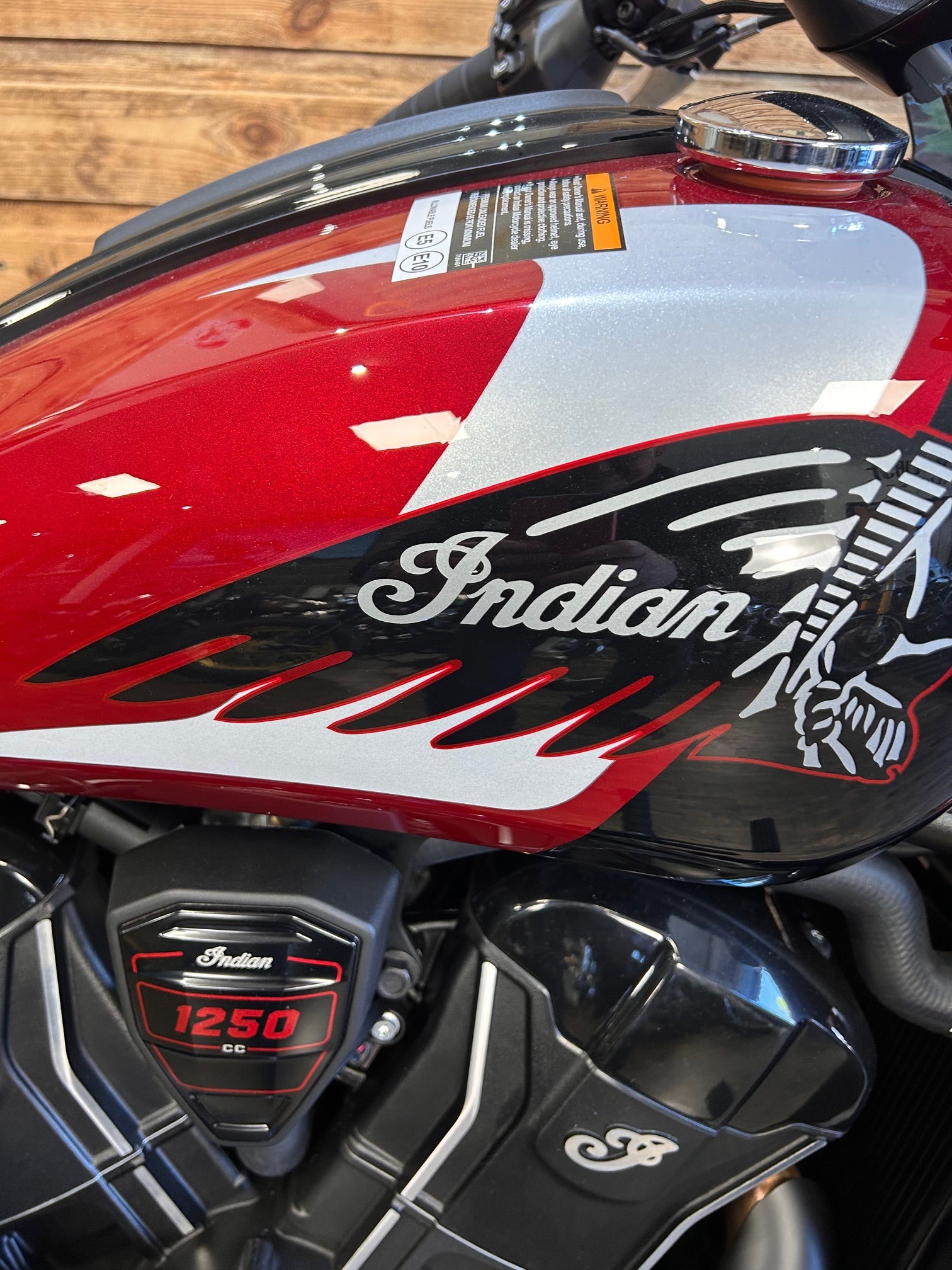 2025 Scout 101 - Sunset Red Metallic This bike is Special Krazy Horse offer!