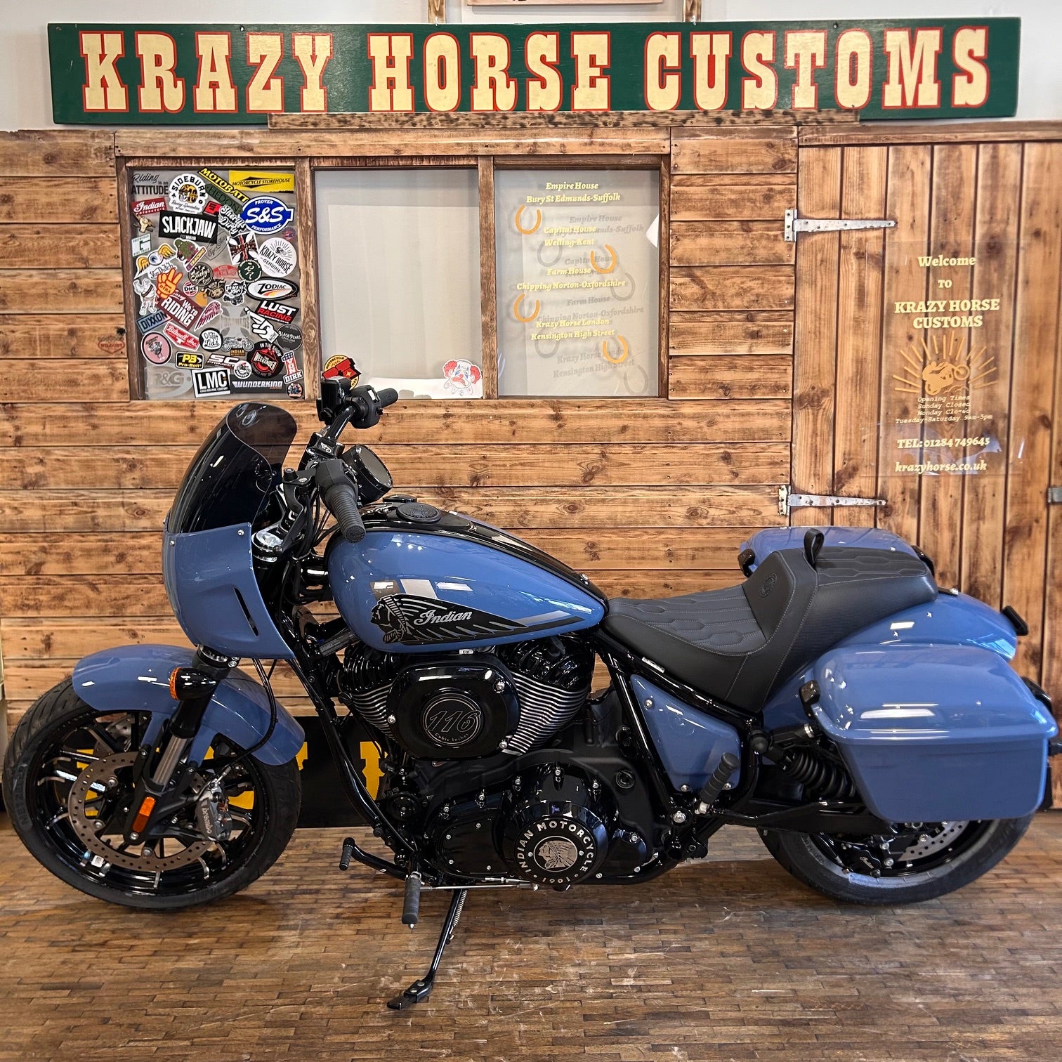 INDIAN SPORT CHIEF RT ‘26 model - STORM BLUE - PreLoved