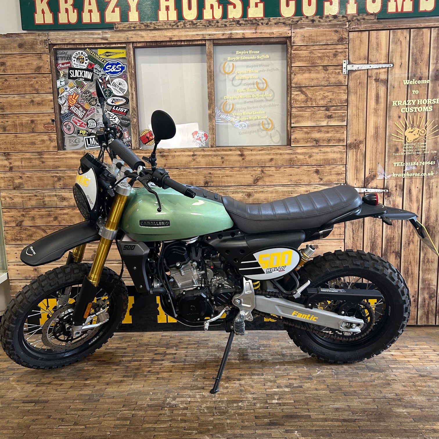 FANTIC CABALERRO RALLY 500 - Green metallic - preloved