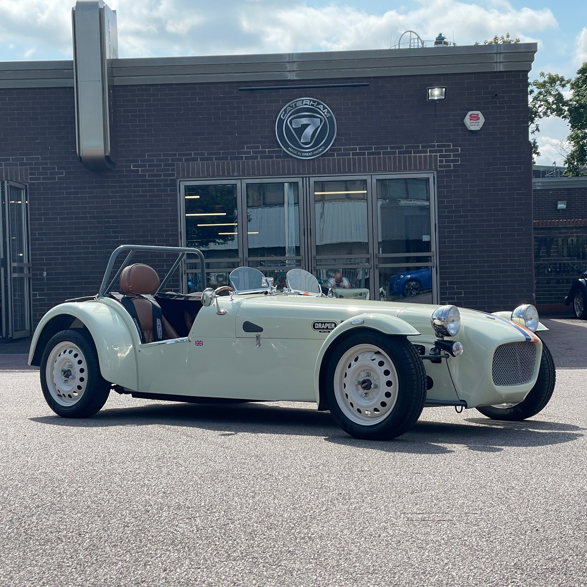 18/18 CATERHAM SUPERSPRINT – 1 0F 60 (No. 23) - Only UK WATKINS GLEN CAR – INCLUDES MATCHING HELMET