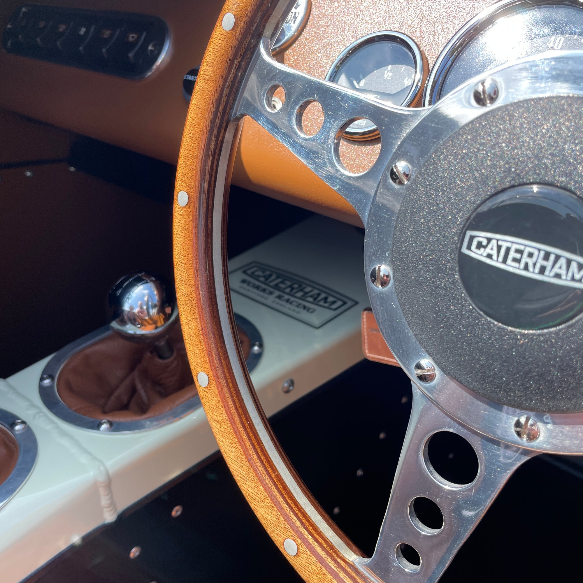 18/18 CATERHAM SUPERSPRINT – 1 0F 60 (No. 23) - Only UK WATKINS GLEN CAR – INCLUDES MATCHING HELMET