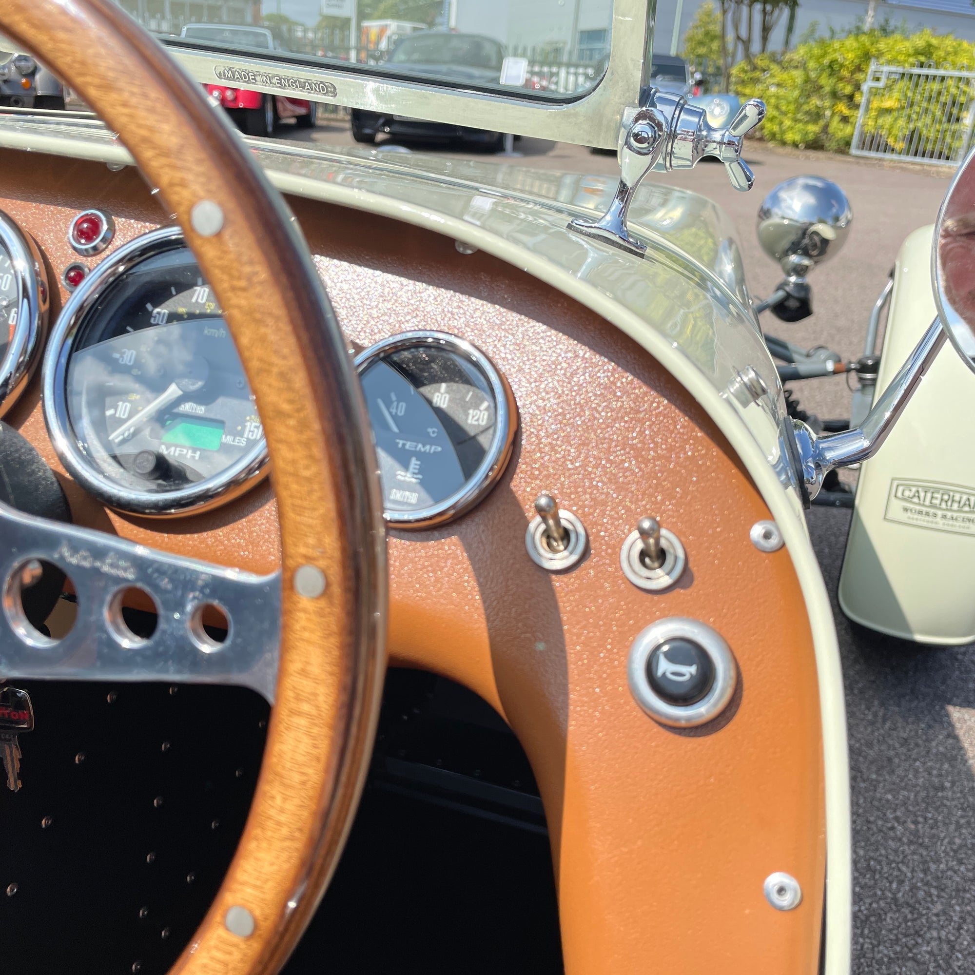 18/18 CATERHAM SUPERSPRINT – 1 0F 60 (No. 23) - Only UK WATKINS GLEN CAR – INCLUDES MATCHING HELMET