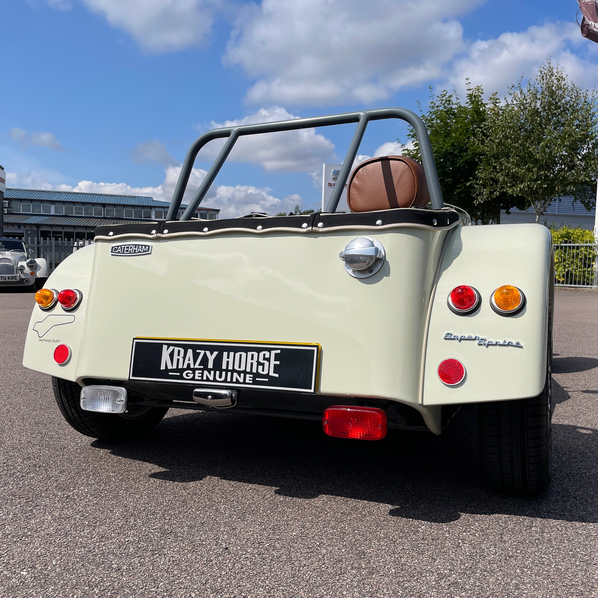 18/18 CATERHAM SUPERSPRINT – 1 0F 60 (No. 23) - Only UK WATKINS GLEN CAR – INCLUDES MATCHING HELMET