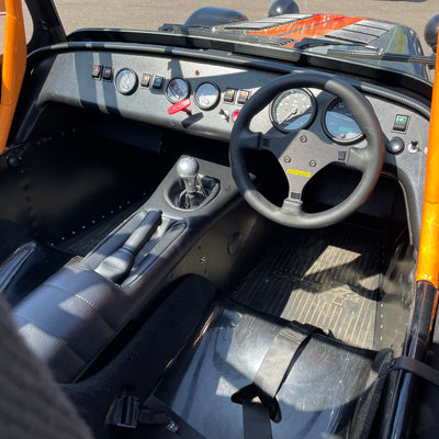 2018 CATERHAM ACADEMY - BARE ALUMINIUM BODY WITH BLACK WINGS AND NOSECONE