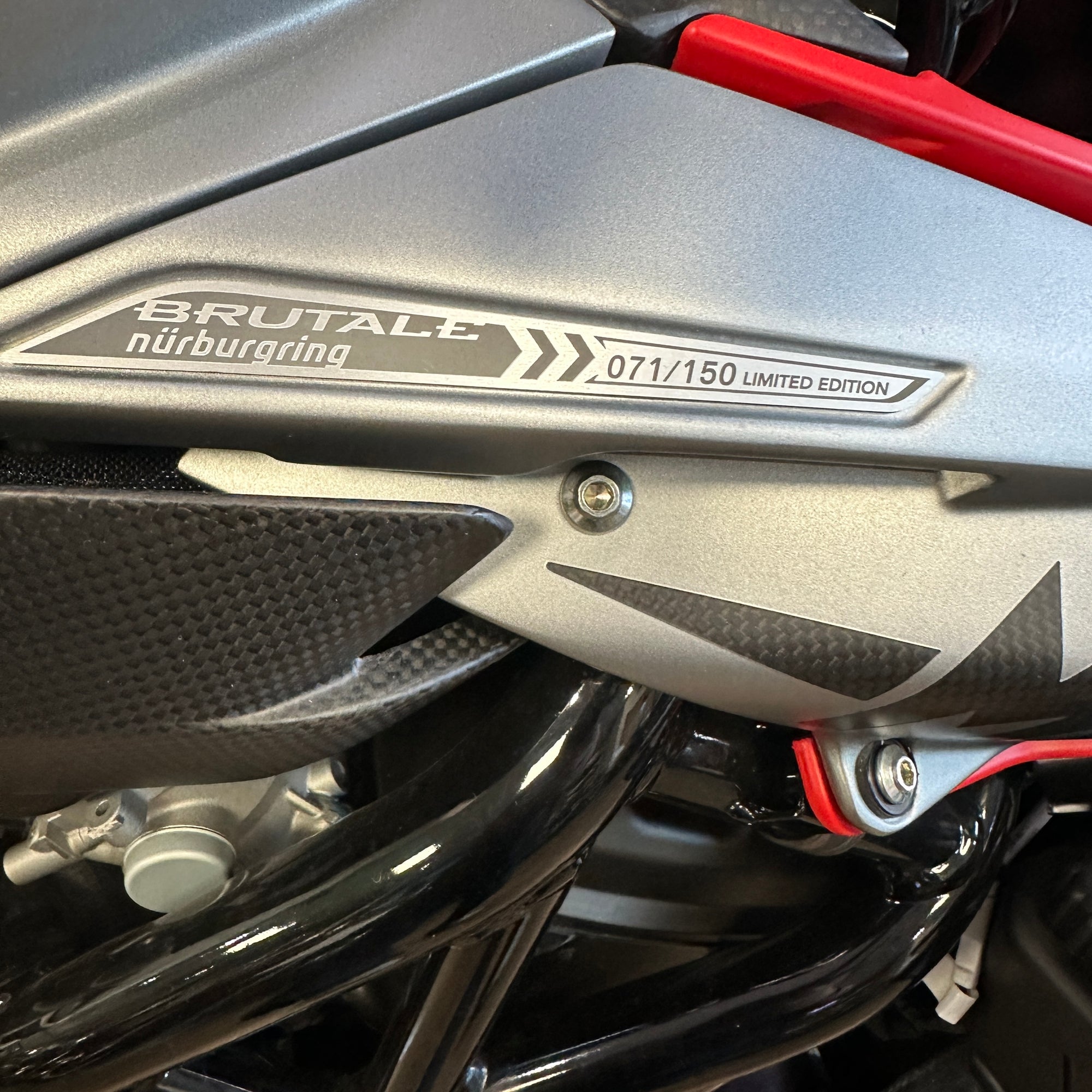 MV Agusta Brutale 1000RR NURBURGRING Edition - RED – SILVER