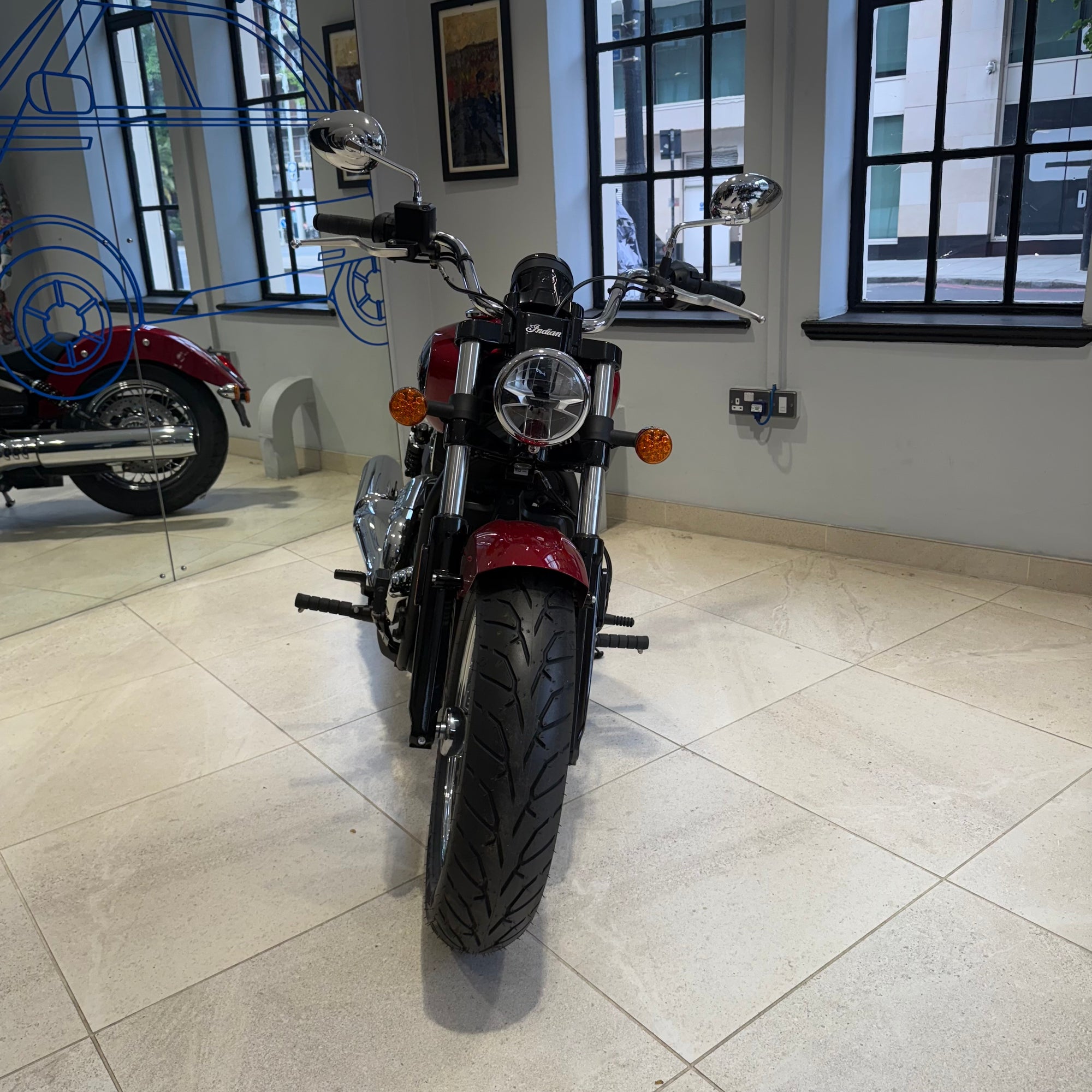 2025 Indian Scout Classic Limited +Tech - Sunset Red Metallic