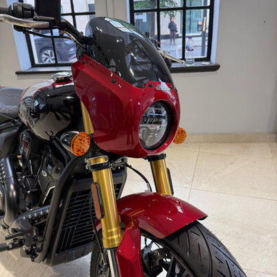 2025 Indian Scout 101 - Sunset Red Metallic