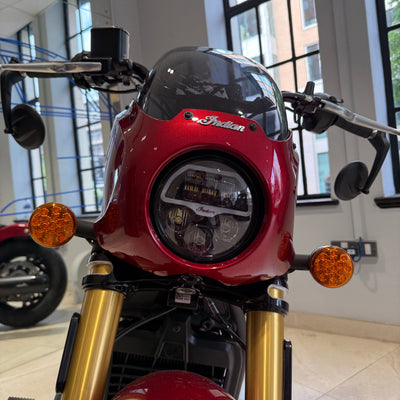 2025 Indian Scout 101 - Sunset Red Metallic