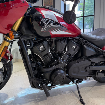 2025 Indian Scout 101 - Sunset Red Metallic