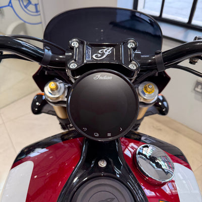 2025 Indian Scout 101 - Sunset Red Metallic