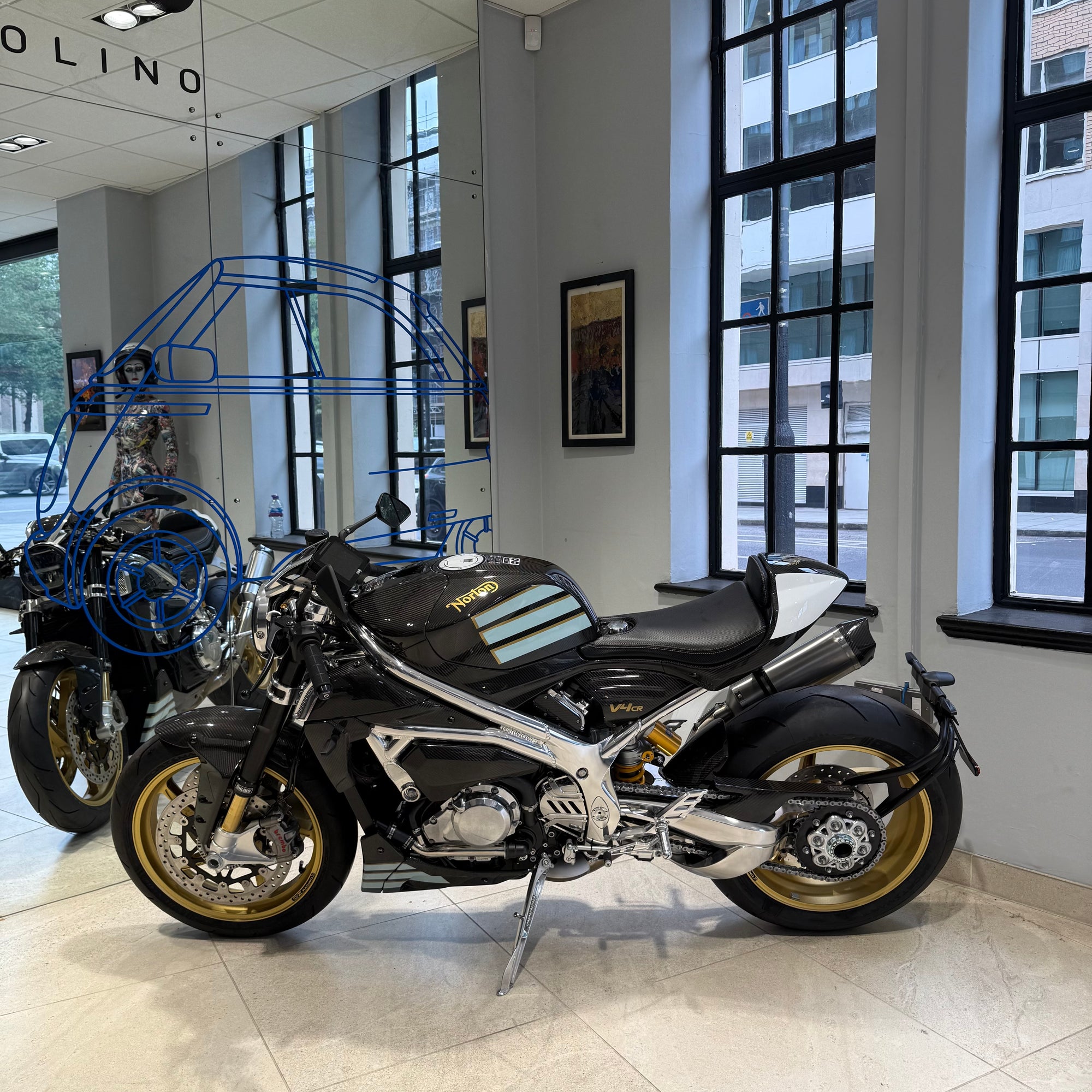 2025 Norton V4CR Carbon - Carbon Fibre / Black