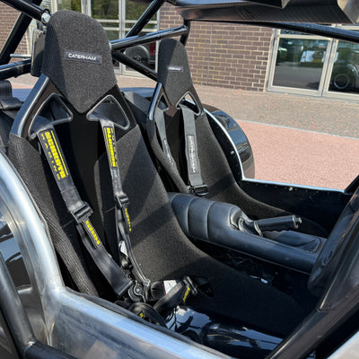 2022 CATERHAM ACADEMY - BARE ALUMINIUM BODY WITH BLACK WINGS AND NOSECONE