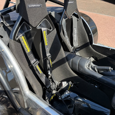 2022 CATERHAM ACADEMY - BARE ALUMINIUM BODY WITH BLACK WINGS AND NOSECONE