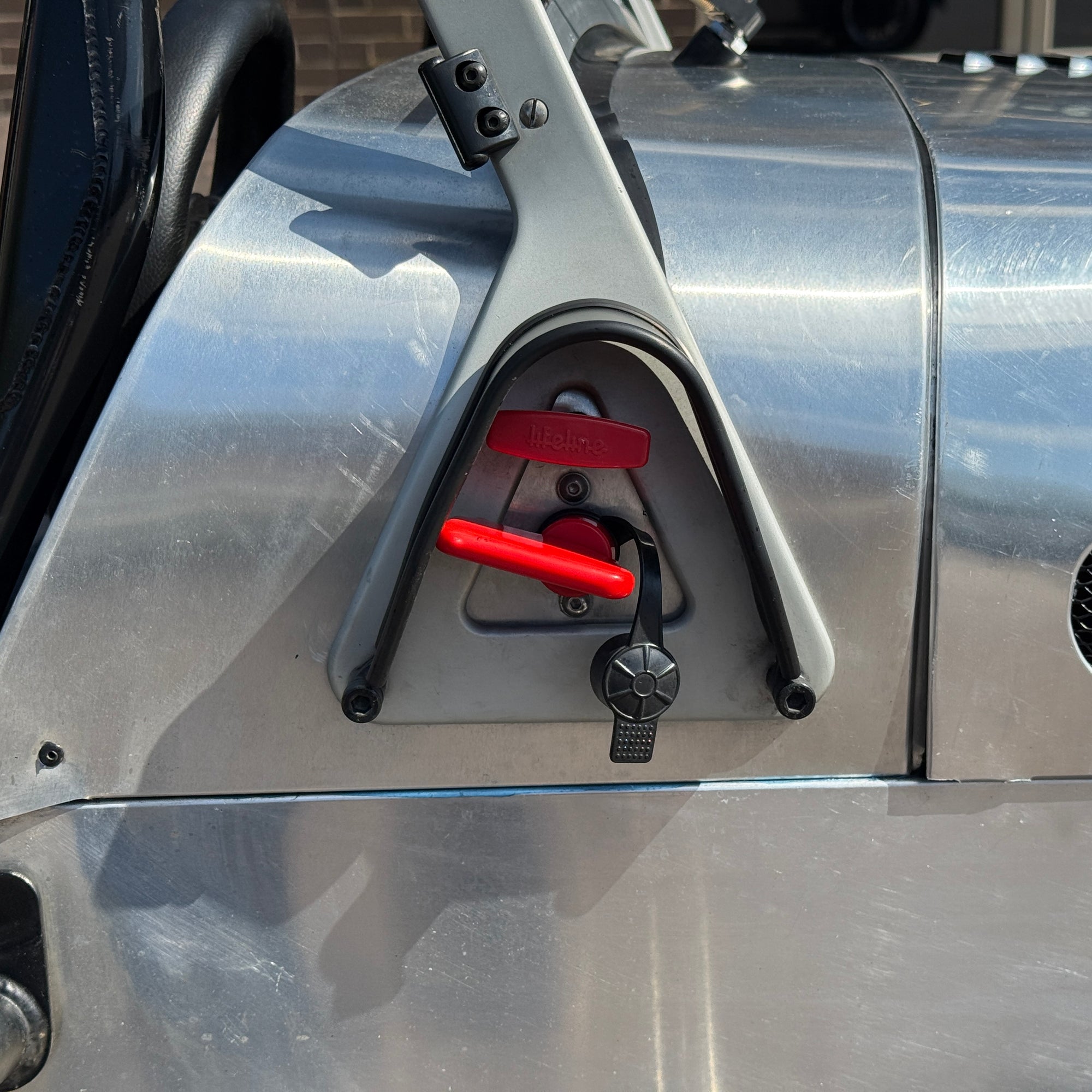 2022 CATERHAM ACADEMY - BARE ALUMINIUM BODY WITH BLACK WINGS AND NOSECONE