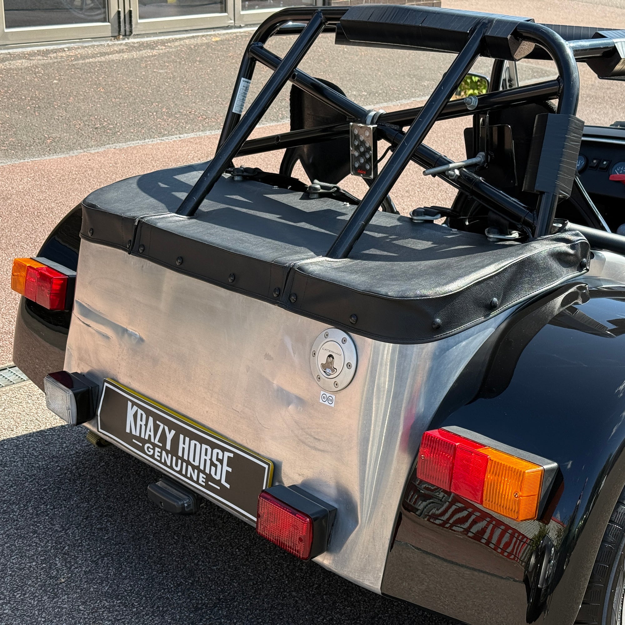 2022 CATERHAM ACADEMY - BARE ALUMINIUM BODY WITH BLACK WINGS AND NOSECONE