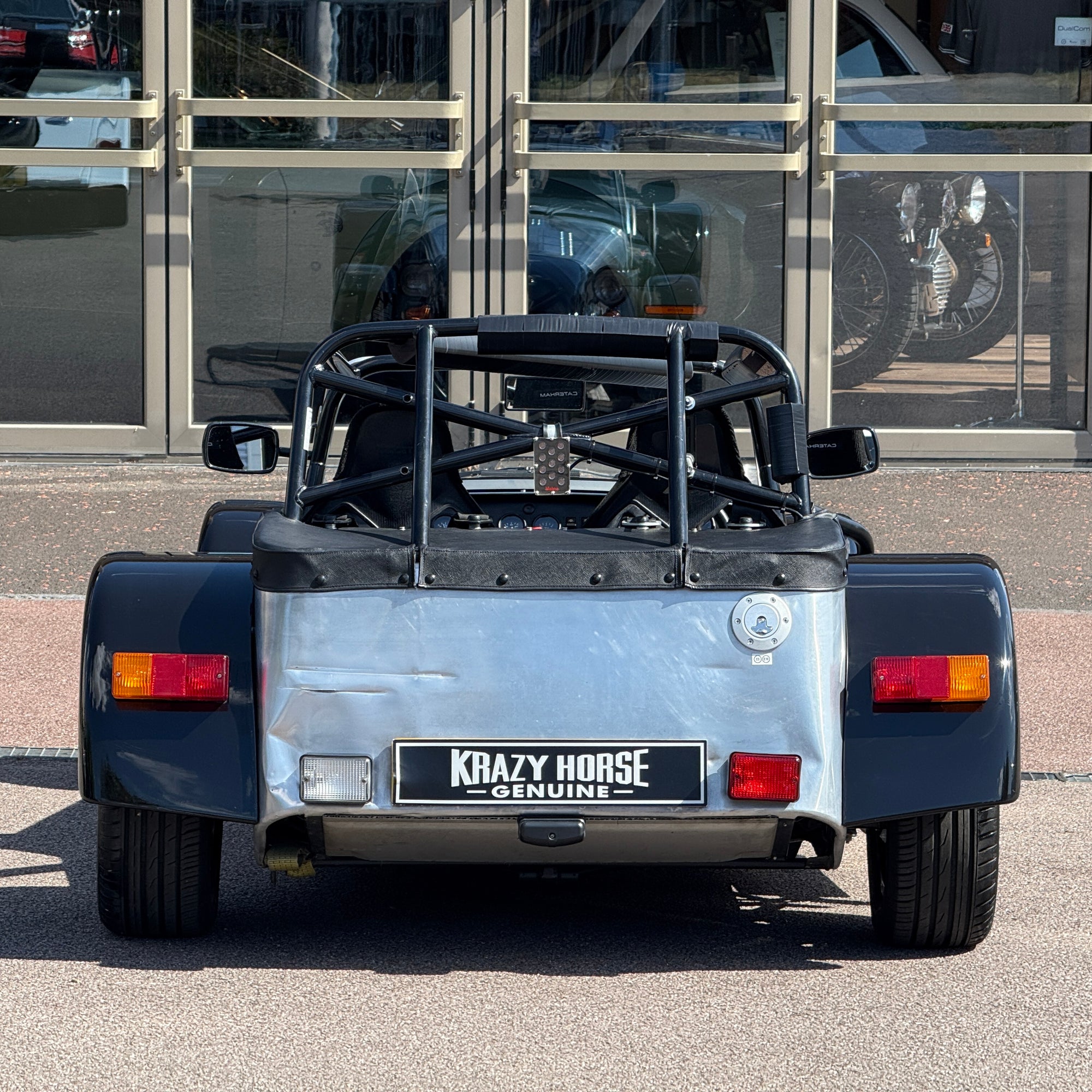 2022 CATERHAM ACADEMY - BARE ALUMINIUM BODY WITH BLACK WINGS AND NOSECONE