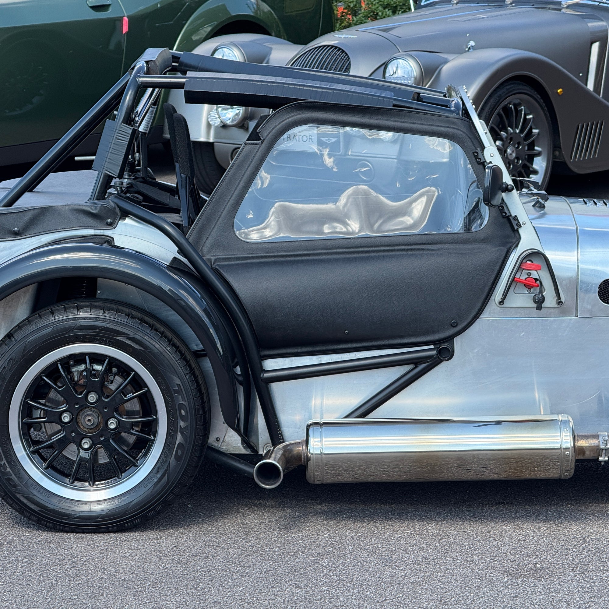 2022 CATERHAM ACADEMY - BARE ALUMINIUM BODY WITH BLACK WINGS AND NOSECONE