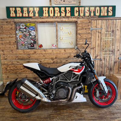 INDIAN FTR SPORT - White lightening/Indy red - Preloved