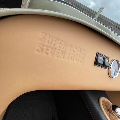 21/21 CATERHAM SUPER SEVEN 1600 STANDARD CHASSIS - SAXONY GREY & OXFORD WHITE WITH BISCUIT MUIRHEAD LEATHER