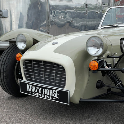 21/21 CATERHAM SUPER SEVEN 1600 STANDARD CHASSIS - SAXONY GREY & OXFORD WHITE WITH BISCUIT MUIRHEAD LEATHER