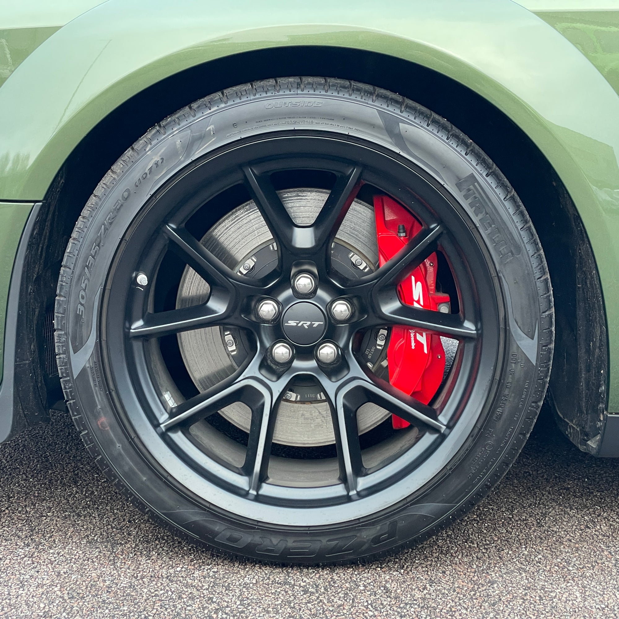 DODGE SRT HELLCAT REDEYE JAILBREAK WIDEBODY LAST CALL - F8 GREEN WITH BLACK