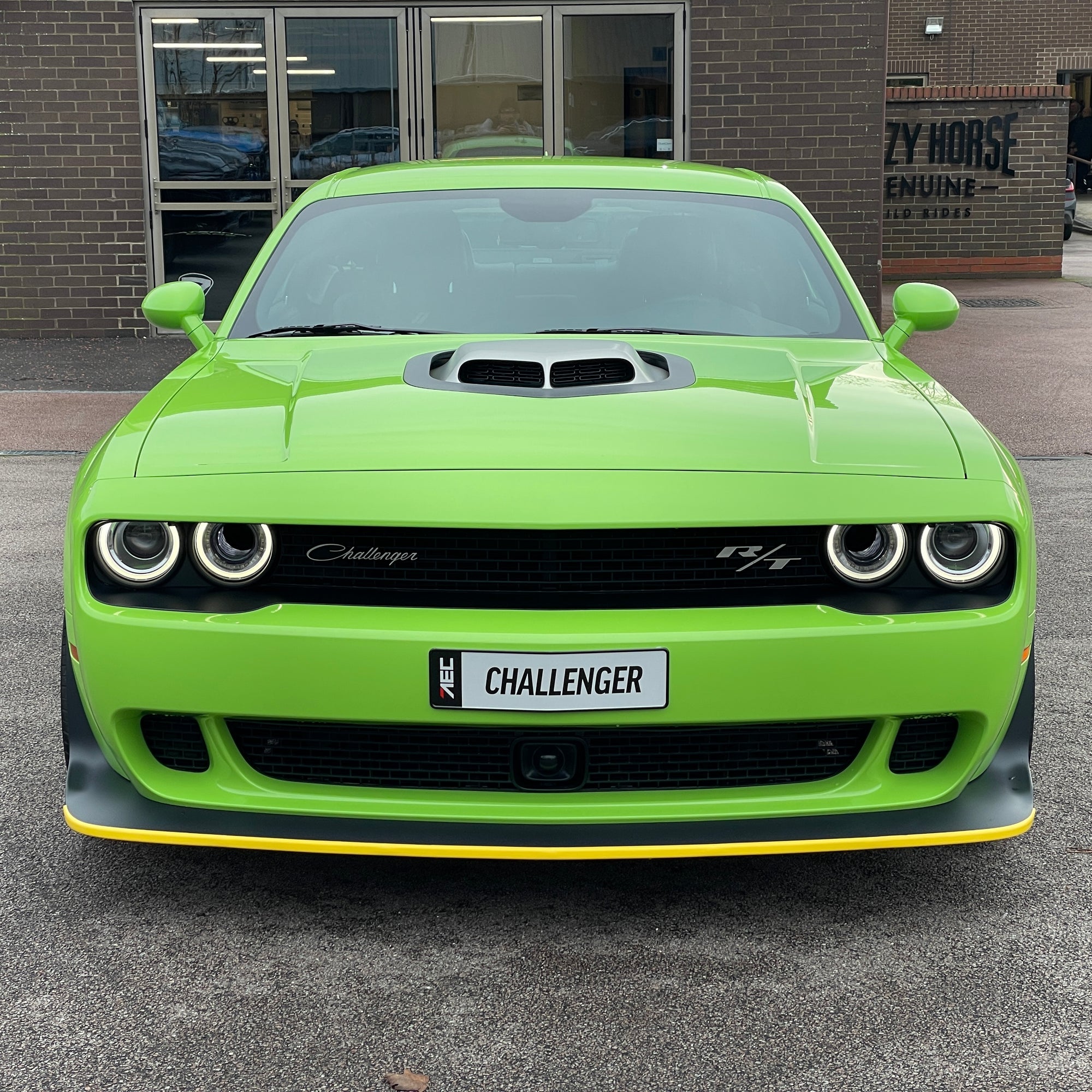 SOLD - DODGE CHALLENGER R/T SCAT PACK WIDEBODY - SWINGER LAST CALL  SUBLIME WITH BLACK