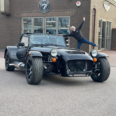 BRAND NEW UNREGISTERED CATERHAM SEVEN 420R - GRAVITY BLACK WITH BLACK