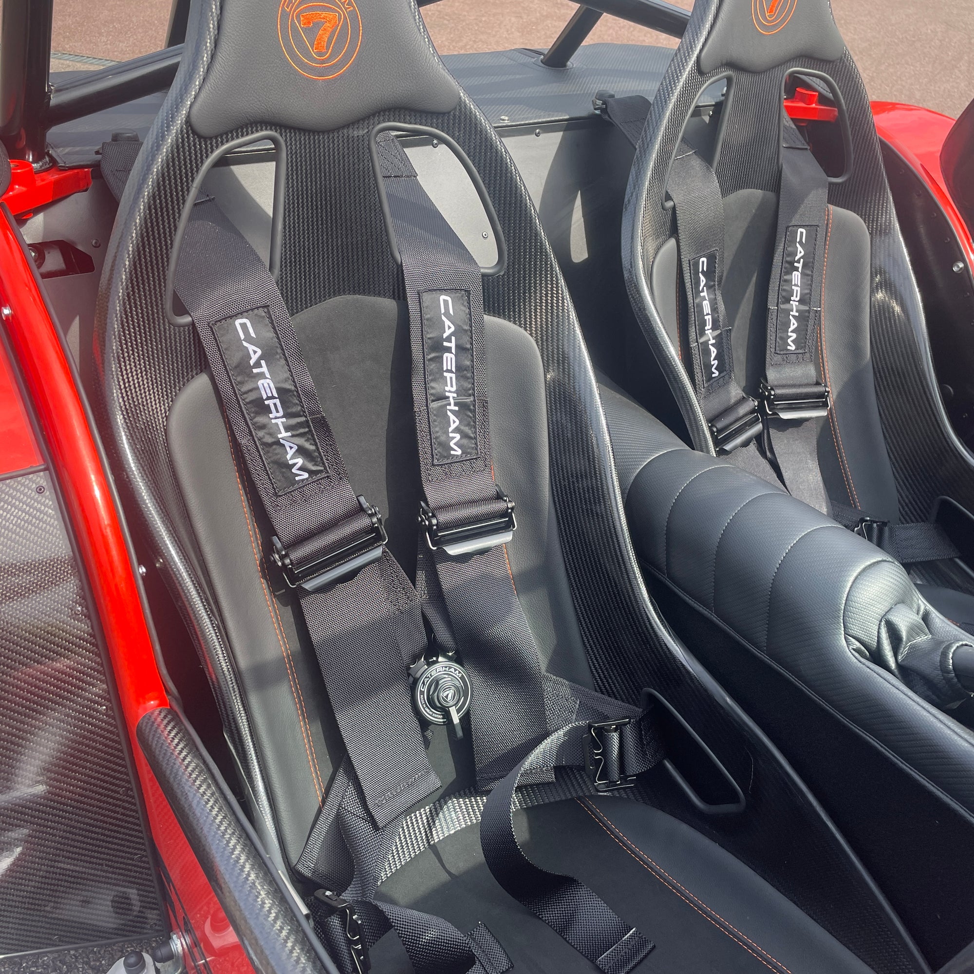 CATERHAM SEVEN 420R SV - ARANCIO ARGOS WITH BLACK