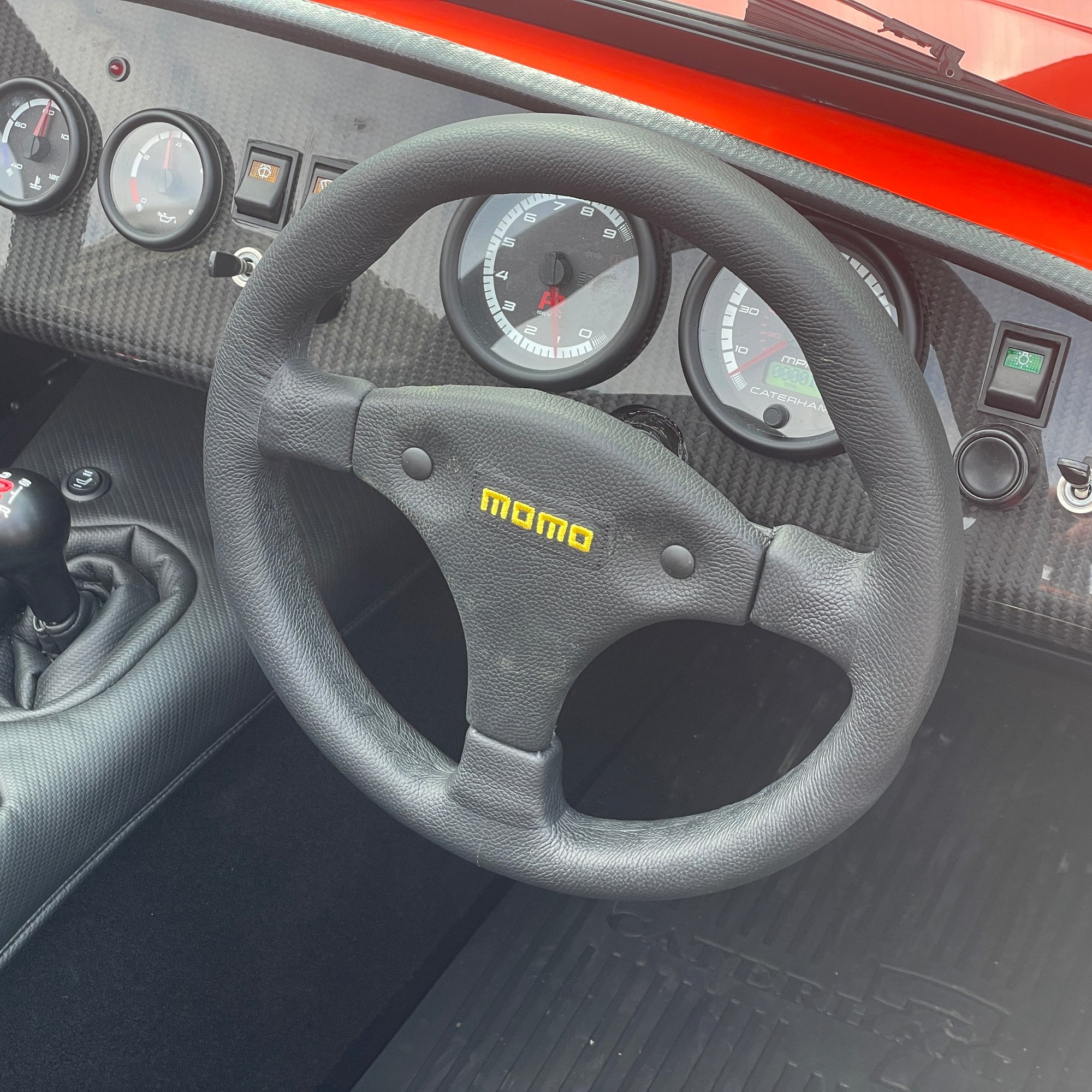 CATERHAM SEVEN 420R SV - ARANCIO ARGOS WITH BLACK
