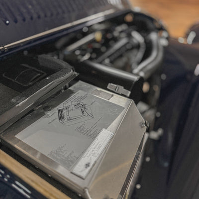 SOLD - Morgan Plus 4 Ford 2.0 duratech - Ferrari Midnight Blue